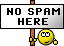 No Spam here
